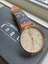Knot Watch Dragonfly Pattern 39mm New Battery Used Condition From Japan