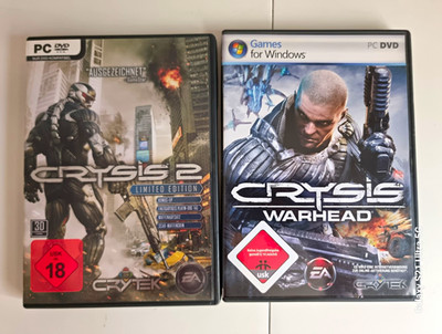 Crysis 2 Limited Edition / Crysis Warhead- PC DVD-ROM, USK 18 mit Anleitung