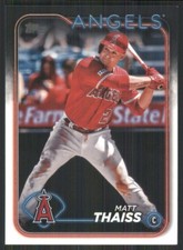2024 Topps Update #US274 Matt Thaiss Los Angeles Angels TW1264