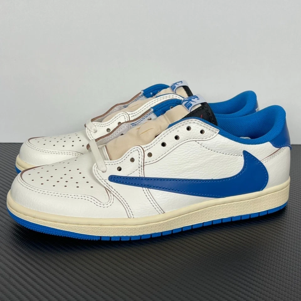 Nike фрагмент дизайн x Travis Scott x Air Jordan 1 ретро низкий мужской DM7866-104 ⚡️ - Изображение 3 из 4