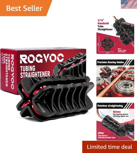 3/16" Handheld Tube Straightener, Copper Coils Tubing Straightener