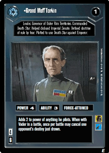 Grand Moff Tarkin (JP) - FOIL - Reflections III - Star Wars CCG - Imagen 1 de 6