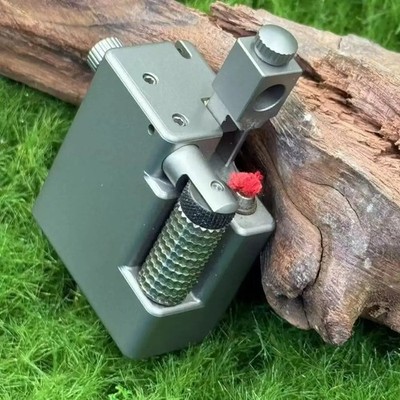 Pure Titanium Lighter Handmade Kerosene Cube Lighters Collectibles Men's Gifts