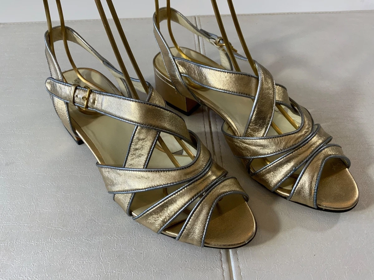 Miu Miu Sandals and Flip Flops Gold for sale | eBay