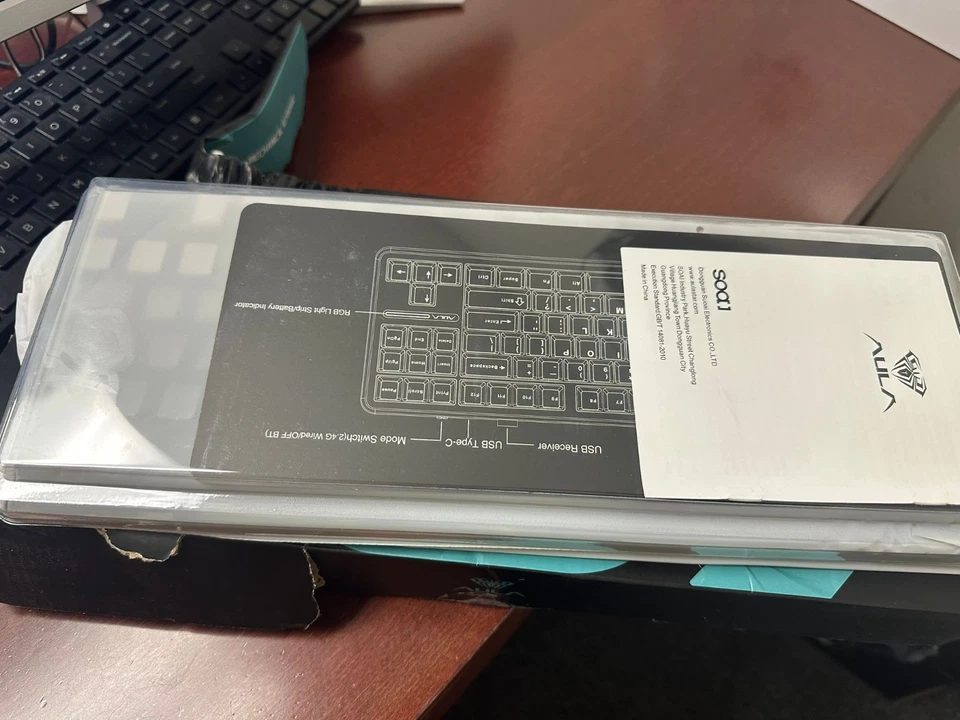 AULA F87 Wireless Mechanical Keyboard, Gaming Keyboard New - Image 2 of 4