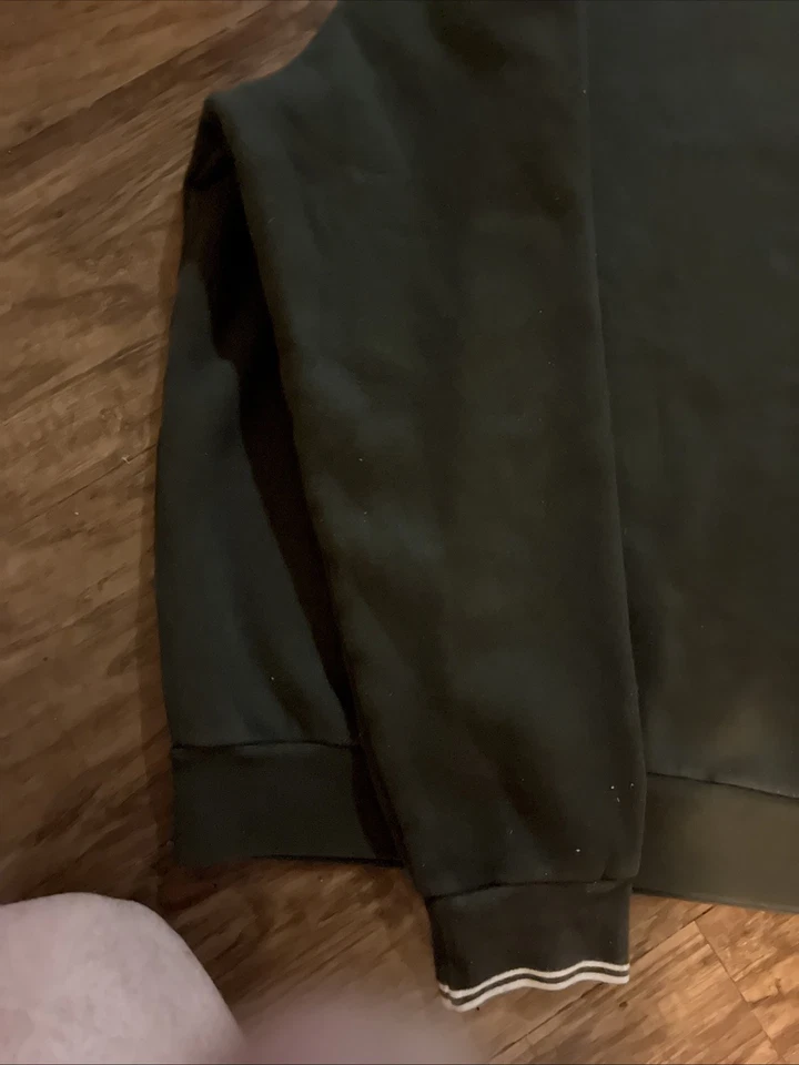 Suéter Fred Perry L Para Hombres Pullover Sudadera Cuello Redondo Logo Azul Marino Foto 4 de 4