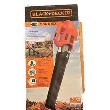 BLACK+DECKER BEBL750 9 Amp Electric Axial Leaf Blower