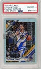Stephen Curry 2019-20 Panini Donruss Optic Holo Autograph Card #8 PSA/DNA 10