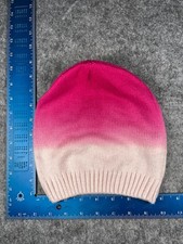 Old Navy Beanie Toque Women One Size Pink Ombre Knit 100 Acrylic Ski Outdoor
