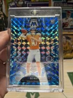 2024 Panini Mosaic - Rookies Bo Nix #312 Reactive Blue Mosaic Prizm (RC)