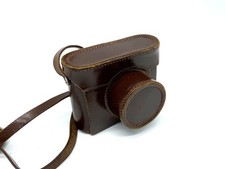 für Berning Robot II Bereitschaftstasche braun Leder Case Tasche Fototasche