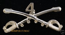 4th CAVALRY REGIMENT SABER HAT PIN US ARMY CAV VETERAN UNION GIFT SABER WOW
