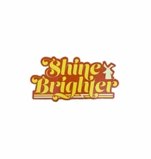 Dutch Bros Sticker Shine Brighter Orange Windmill November 2020