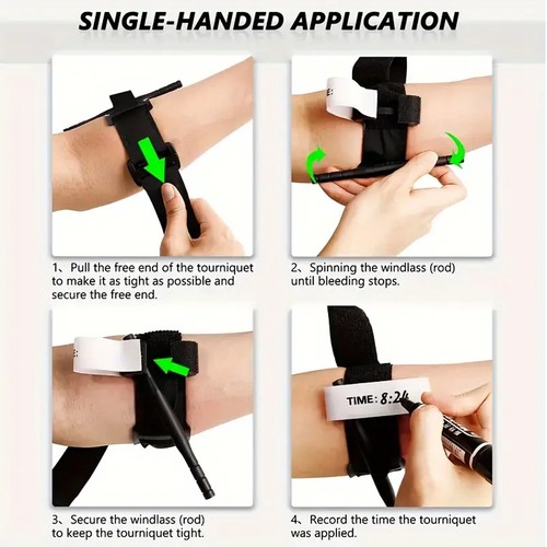 Emergency Quick Release Buckle Combat Tactical Tourniquet Medical First Aid VIC - Picture 10 of 22