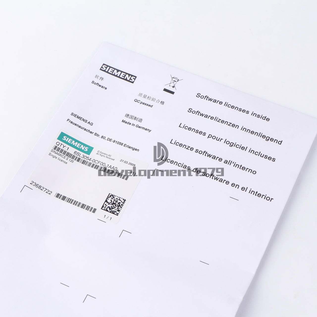 New SIEMENS 6SL3054-0CF00-1AA0