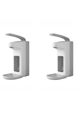 2 x Wandspender 500 ml Seifenspender  Desinfektionsspender Kunststoffpumpe 