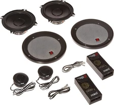 5.25" CerwinVega Component Car Audio Speaker Stereo Set 2 woofers 2 tweeters NEW
