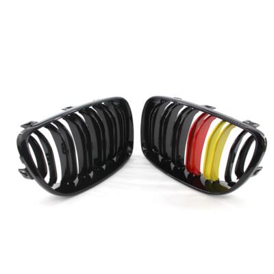 Calandres Avant Sport Noir Mat Pour BMW E81 E82 E87 E88 LCI 2008-2011 | Style Luxe Sans Packet M