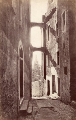 Italien Sanremo Altstadt Alte Straße Old Jean Gilletta Foto 1880'