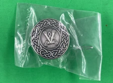 NEW ARDBEG Single Malt Scotch Whisky Advertising Metal Badge Pin NOS Sealed
