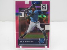 JULIO RODRIGUEZ 2022 DONRUSS OPTIC PINK RATED ROOKIE PARALLEL! RC! MARINERS!