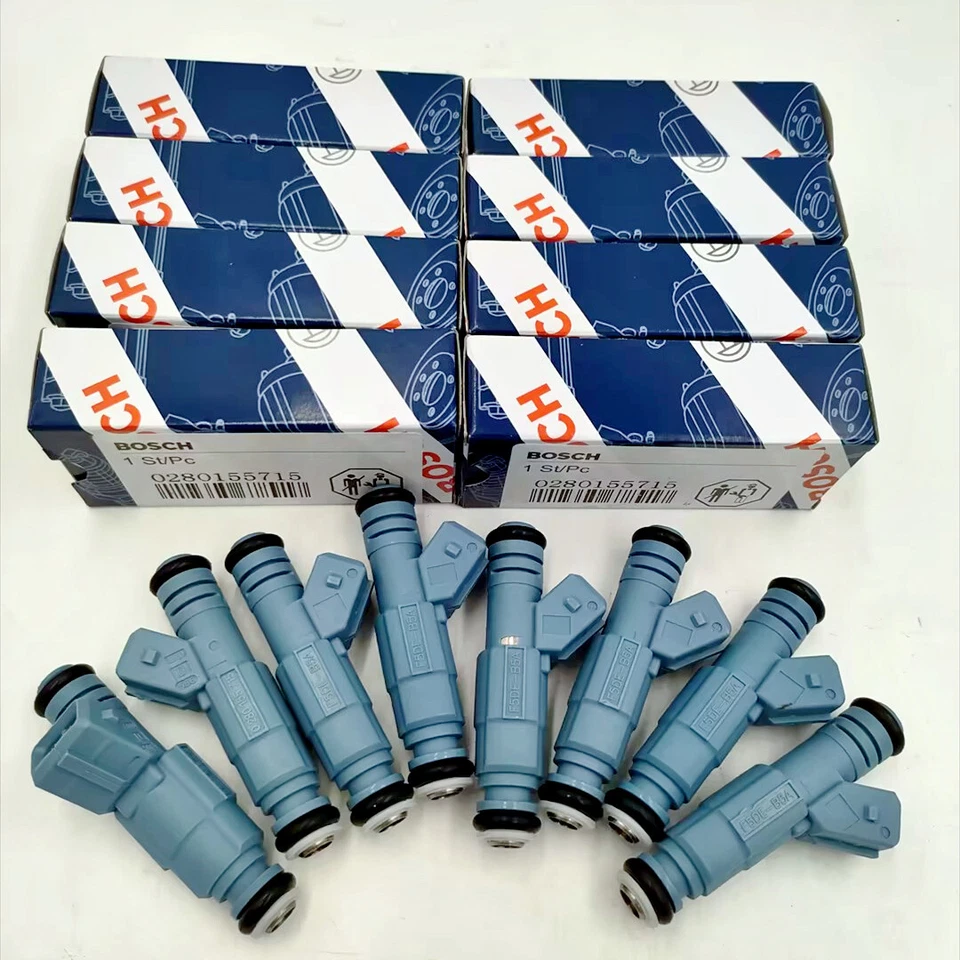 Inyectores de combustible 8 piezas para Dodge RAM 1500 2500 3500 1996-99 5,2 L 5,9 L #0280155715 Foto 2 de 4