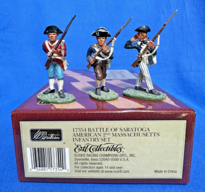 W. Britain 17354 Battle of Saratoga American 2nd Mass Inf., original packaging