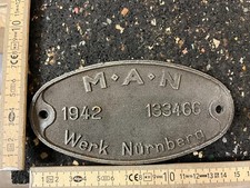 Waggonschild 1942 Nürnberg Portofrei