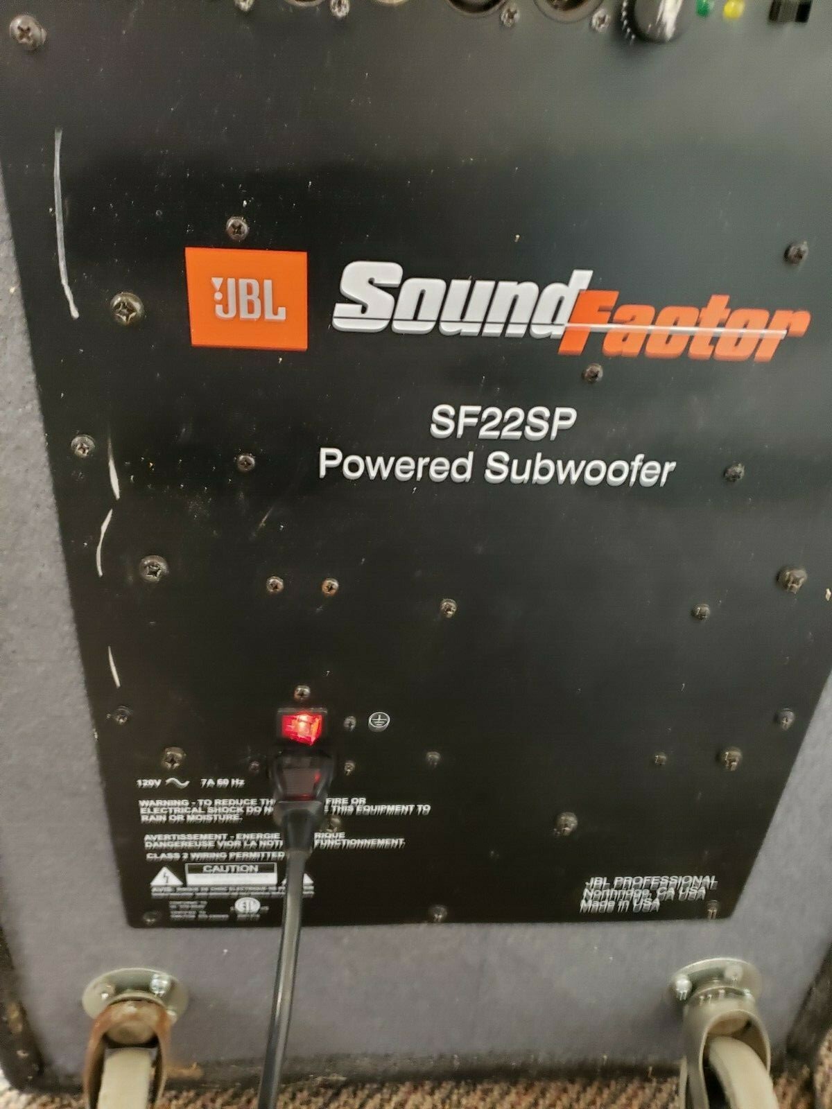 sf22sp jbl subwoofer