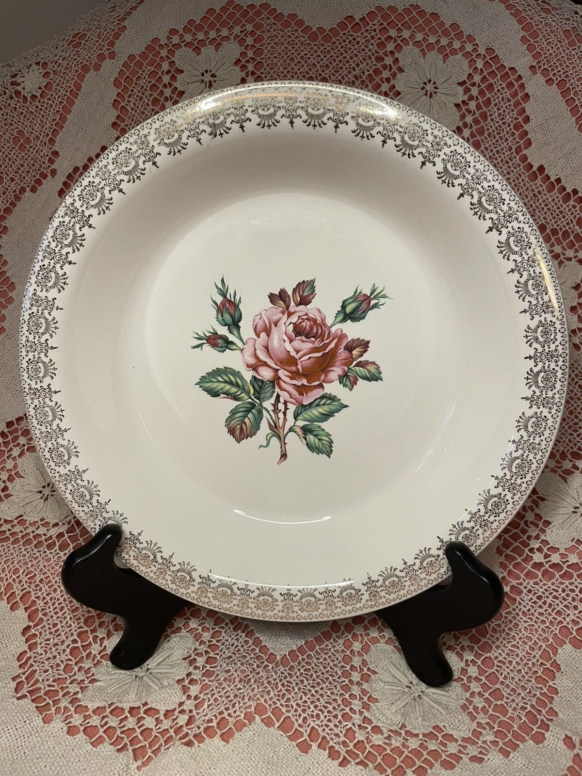 Vintage Homer Laughlin Oven Serve Pie Baking Dish