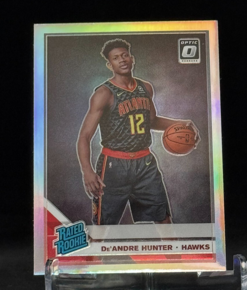 2019-20 Panini Donruss Optic Rated Rookie Holo Silver #198 De'Andre Hunter