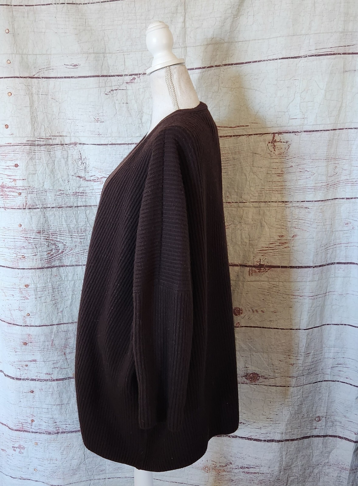 Eskandar Thick Heavy Handloomed Open Cardigan One Size eBay
