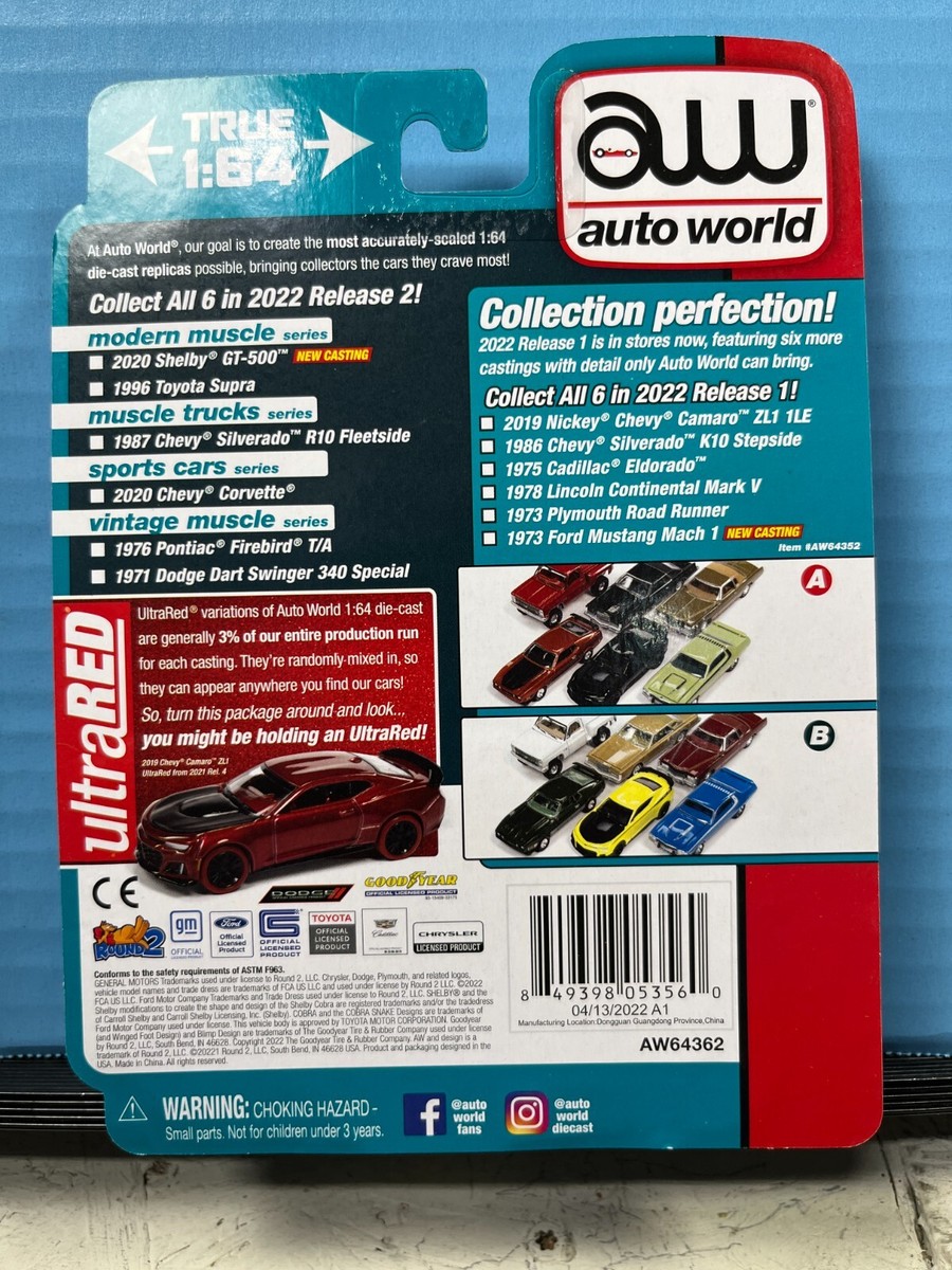 1/64 AUTO WORLD VINTAGE MUSCLE 1971 DODGE DART SWINGER 340 SPECIAL