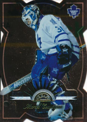 1997-98 Leaf FRACTAL MATRIX DIE-CUT #114 MARCEL COUSINEAU - Toronto Maple Leafs