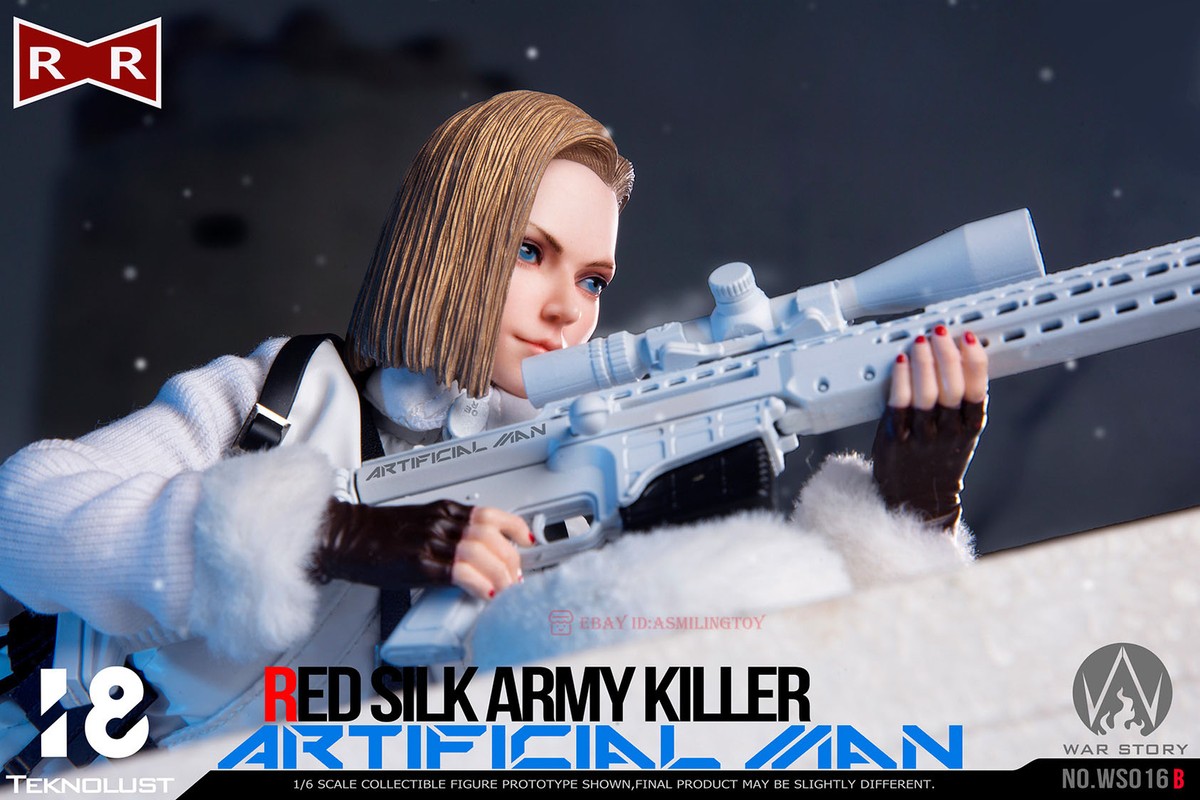 WAR STORY TOYS 1/6 WS016 B Red Silk Army Killer Android 18