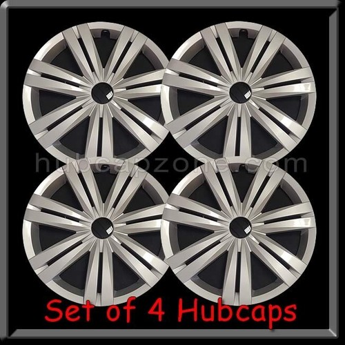 16" VW Volkswagen Jetta Replacement hubcaps Silver Jetta Wheel Covers