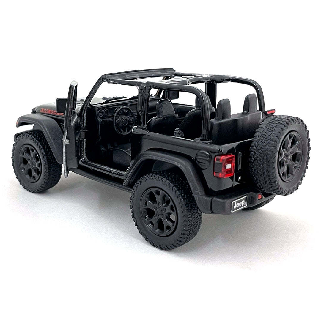 bburago JEEP Wrangler ブラック 2018 Jeep Wrangler Rubicon Convertible Black Diecast Model