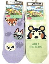 Nintendo Animal Crossing Ankle Socks 23-25cm Women's Set of 2 BANDAI