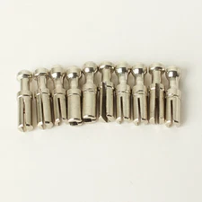 MUXIANG 10Pcs 3mm Metal Filter for Wooden Tobacco Smoking Pipes Silver Color