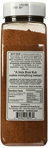 Bad Byron's Butt Rub Barbeque Gewürz BBQ Rubs (26 Oz) 1er Pack - Bild 4 von 4