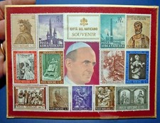 CITTA' DEL VATICANO SOUVENIR - FRANCOBOLLI POSTE VATICANE - PAOLO VI 
