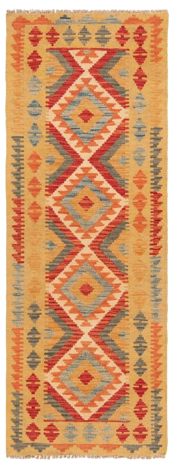 Kilim 100% Lana Pasillo antiguas