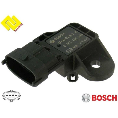 BOSCH 0261230245 INTAKE MANIFOLD PRESSURE SENSOR MAP ,0261230030 ,46553045 ,