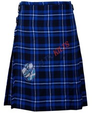 American Patriot Tartan 8 Yard KILT - Scottish Highlander Men's Traditional Kilt