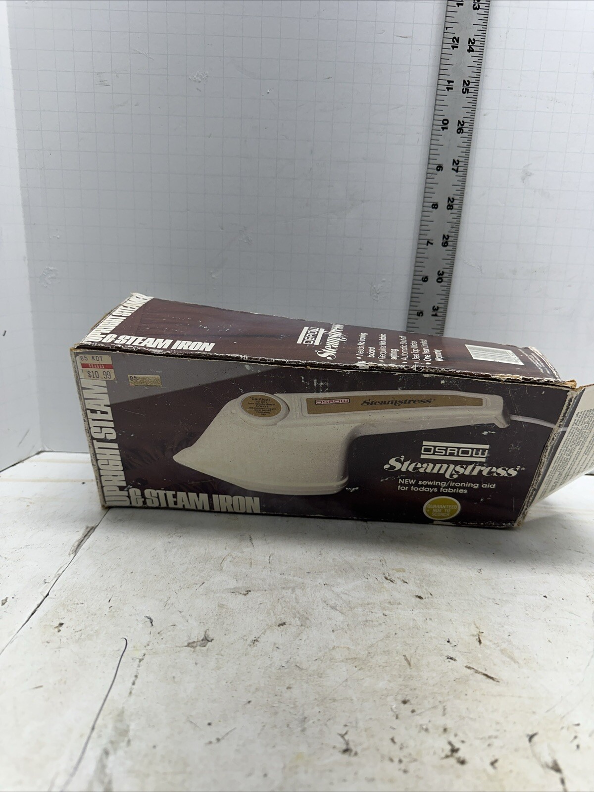 OSROW UPRIGHT STEAMER & STEAM IRON #O6