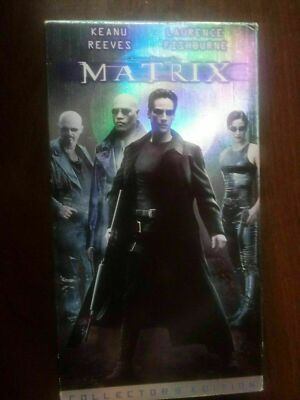 The Matrix VHS 1999 Keanu Reeves, Laurence Fishburne, Carrie-Anne Moss Sci-Fi