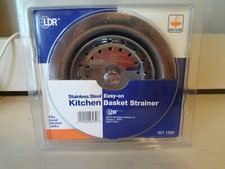 LDR Stainless Steel Easy-on Kitchen Basket Strainer 501 1300
