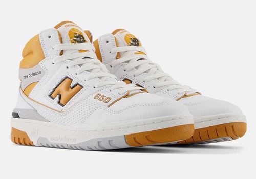 Men's New Balance M650 White Orange BB650RCL Basketball - 第 1/5 張圖片