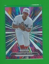 Randy De Jesus 2021 Panini Prizm Draft Picks Electric DPL Stars Silver Prizm