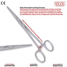 SYZE Kelly Forceps Suture Straight Curve Artery Hemostat Locking Surgical Tools